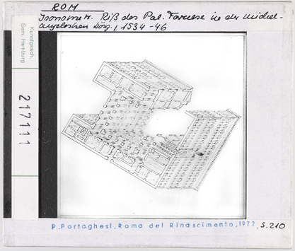 Vorschaubild Rom: Palazzo Farnese, Isometrie 